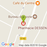 carte de la Pharmacie Dessenne Racine