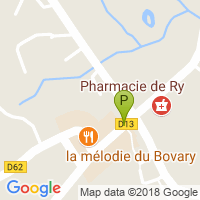 carte de la Pharmacie de Ry