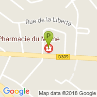 carte de la Pharmacie du Maine