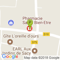 carte de la Pharmacie Sante Bien Etre