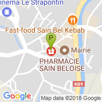 carte de la Pharmacie Sain Beloise