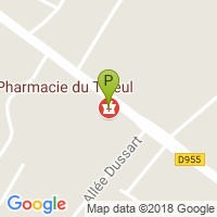 carte de la Pharmacie du Tilleul