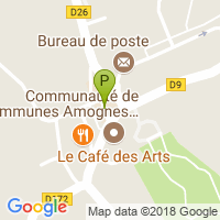 carte de la Pharmacie des Amognes