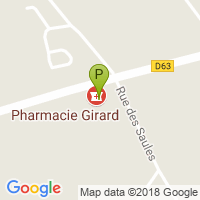 carte de la Pharmacie Girard