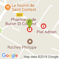 carte de la Pharmacie du Buron Saint Contest