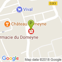 carte de la Pharmacie du Domeyne