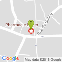 carte de la Pharmacie de Saint Genis