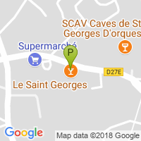 carte de la Pharmacie Saint Georges