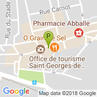 carte de la Pharmacie Barthelemy Brissard