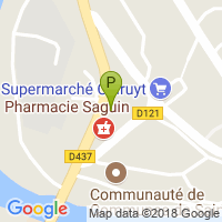 carte de la Pharmacie Saguin