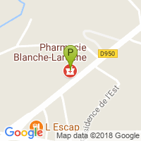 carte de la Pharmacie Blanche Laroche Bireau