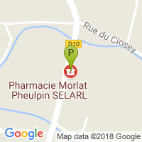 carte de la Pharmacie Morlat