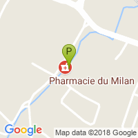 carte de la Pharmacie du Milan