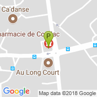 carte de la Pharmacie de Corbiac