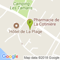 carte de la Pharmacie de la Cotiniere