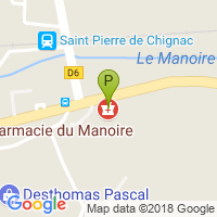 carte de la Pharmacie du Manoir