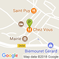 carte de la Pharmacie de Saint Puy