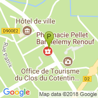 carte de la Pharmacie Pellet Barthelemy Renouf