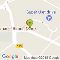 carte de la Pharmacie Birault