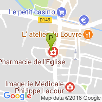 carte de la Pharmacie de l'Eglise