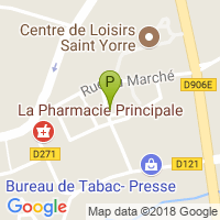 carte de la Pharmacie Provot