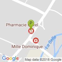 carte de la Pharmacie Cavel-Dupond