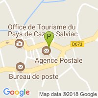 carte de la Pharmacie de Salviac