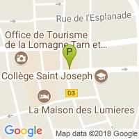 carte de la Pharmacie de Lomagne