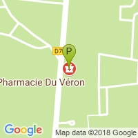 carte de la Pharmacie du Veron