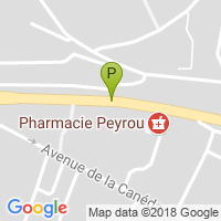 carte de la Pharmacie Peyrou