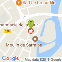 carte de la Pharmacie de la Tour