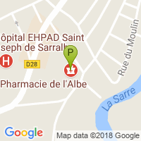 carte de la Pharmacie de l'Albe