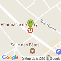 carte de la Pharmacie de Sarry