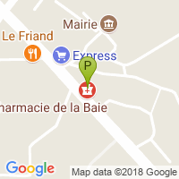 carte de la Pharmacie de la Baie