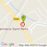 carte de la Pharmacie Saint Remi