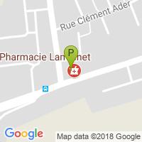 carte de la Pharmacie du Pre Vert