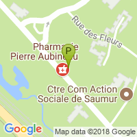 carte de la Pharmacie Aubineau