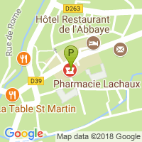 carte de la Pharmacie Lachaud