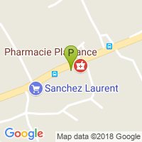 carte de la Pharmacie Plaisance