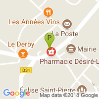 carte de la Pharmacie de la Braye