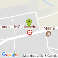 carte de la Pharmacie de Schirrhein