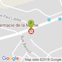 carte de la Pharmacie de la Marne