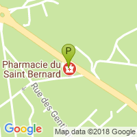 carte de la Pharmacie du Saint Bernard