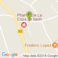 carte de la Pharmacie la Croix de Seilh