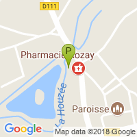 carte de la Pharmacie Rozay