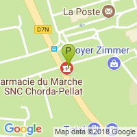 carte de la Pharmacie du Marche