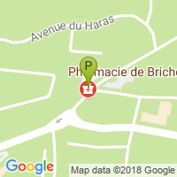 carte de la Pharmacie de Brichebay