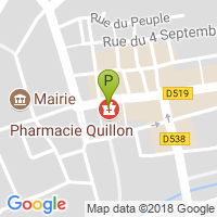 carte de la Pharmacie Quillon