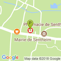 carte de la Pharmacie de Sentheim