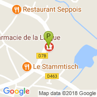 carte de la Pharmacie de la Largue